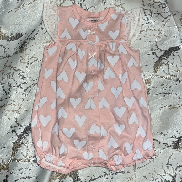 6 piece lot mixed footies onsies  some NWT Carters / First Impressions 3 month - Picture 4 of 15